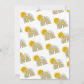 Sunshine TWINS Rainbow Baby shower Invitation (Dos)