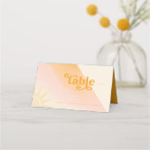 Sunshine Typografie Trouwtafel ID1048 (Voorkant)