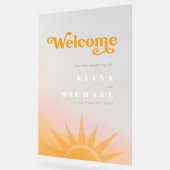 Sunshine Typography Mariage Welcome Program ID1048 (Angle)
