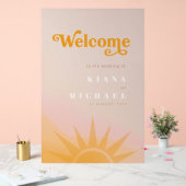 Sunshine Typography Mariage Welcome Program ID1048 (Mariage)