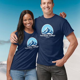 Sunshine Village Canada skigebied souvenir cadeau T-shirt