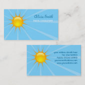 Sunshine Visitekaartje (Voorkant / Achterkant)