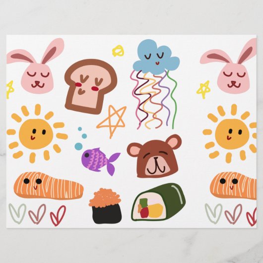 Sunshine, Wolken, Sterren, Beren Flyer (Voorkant)