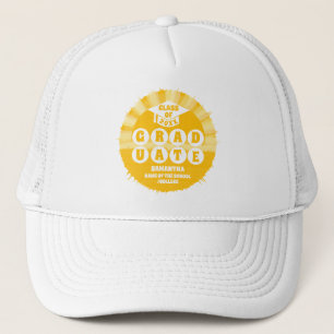 Sunshine Yellow Afstuderen Trucker Pet