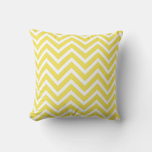Sunshine Yellow Chevron Kussen
