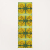 Sunshine Yellow Marigold Floral Yoga Mat (Voorkant)