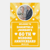 Sunshine Yellow Photo 60e anniversaire du Mariage (Recto)