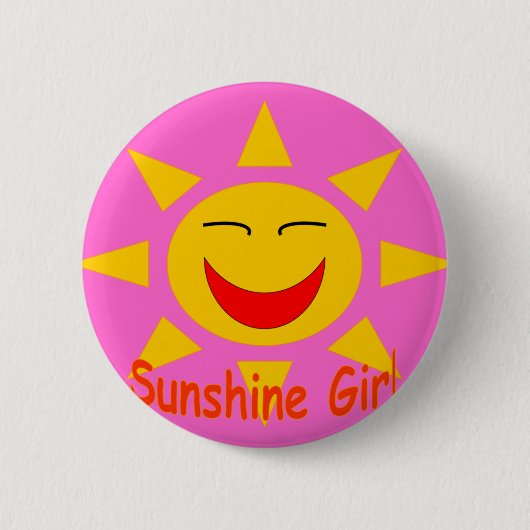 SunshineGal Ronde Button 5,7 Cm (Voorkant)