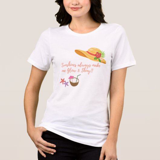 Sunshines Zomer Pet T-shirt (Voorkant)