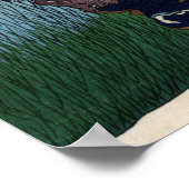 Sunshu Ejiri, 36 uitzicht Fuji. Hokusai Poster (Hoek)