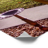 Sunstar sunburd Palmiers Birdbath Poster (Coin)