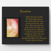 Sunstone Crystal Fairy Fotoplaat (Voorkant)