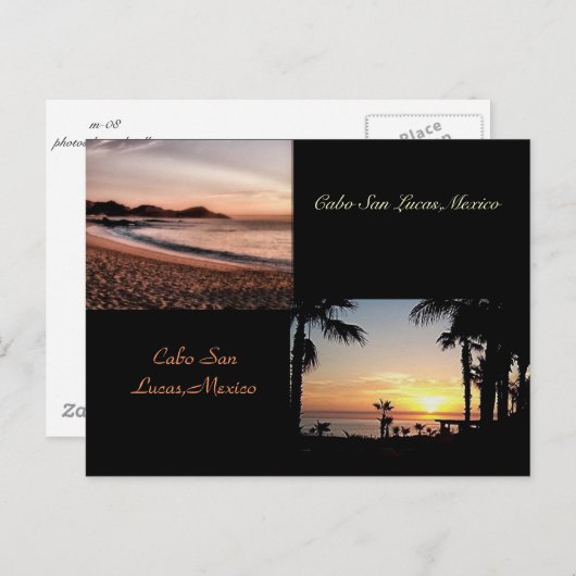 sunup, sundown cabane est belle carte postale (Devant / Derrière)