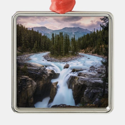 Sunwapta Herfsten | Nationaal Park Jasper Metalen Ornament (Voorkant)