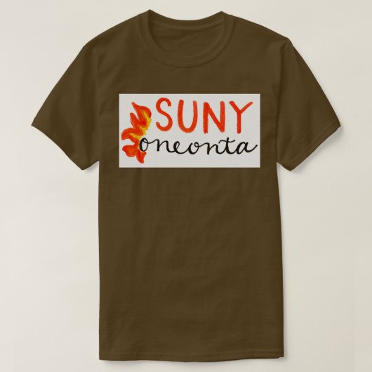 SUNY Oneonta T-shirt (Design voorkant)