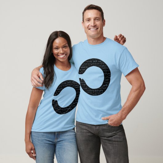 Sunyata-ontwerp dat de leegte of leegte weergeeft t-shirt (Unisex)