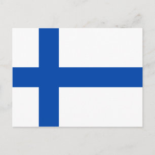 Suomen Lippu - De vlag van Finland Briefkaart