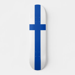 Suomen lippu skateboard - De vlag van Finland