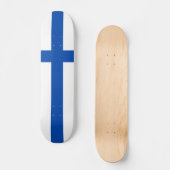 Suomen lippu skateboard - Le Drapeau de Finlande (Recto)