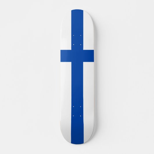 Suomen lippu skateboard - Le Drapeau de Finlande (Devant)