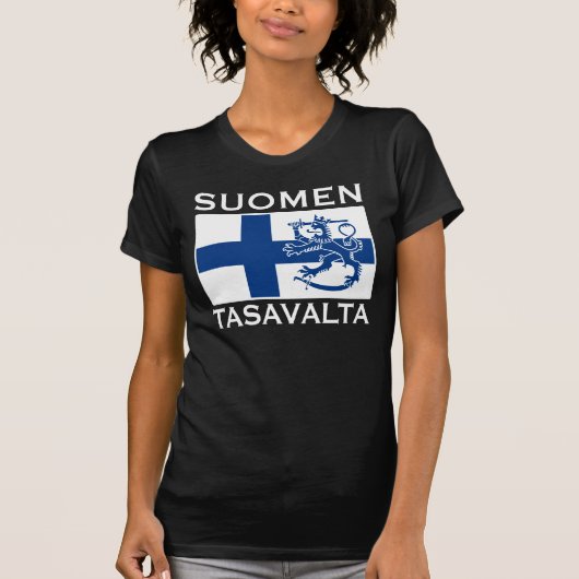 Suomen + Tasavalta T-shirt (Voorkant)