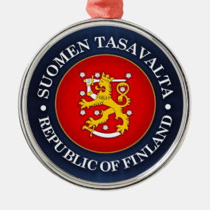 Suomen Vaakuna Metalen Ornament