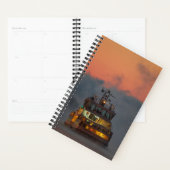 Suomenlinna-veerboot op de koude ochtendplanner planner (Display)