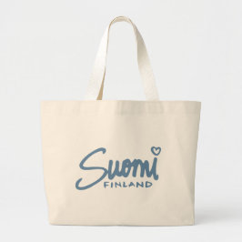 Suomi Finland 4 Grote Tote Bag