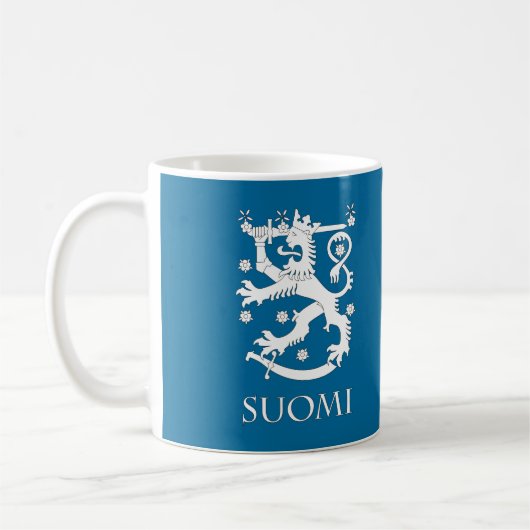 SUOMI Finland Lion Mok (Links)