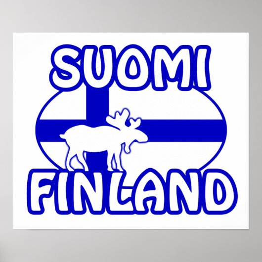 Suomi Finland poster (Voorkant)