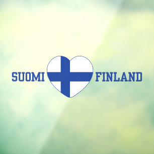 SUOMI FINLAND RAAMSTICKER