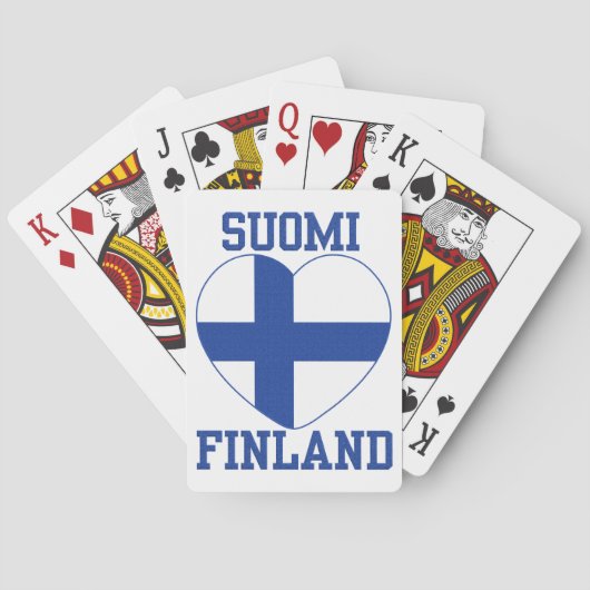 SUOMI FINLAND speelkaarten (Achterkant)