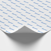 Suomi Fins wrappingpapier (klein; wit Suomi) Cadeaupapier (Hoek)