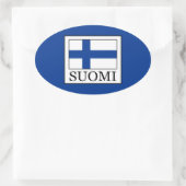 Suomi Ovale Sticker (Tas)