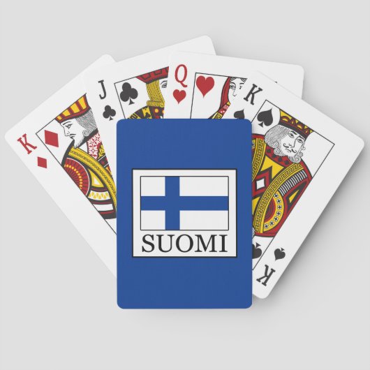 Suomi Pokerkaarten (Achterkant)