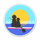 SUP Annapolis Dogs Vinyl Sticker (Voorkant)