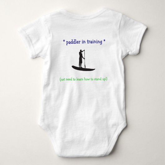 SUP Baby Creeper - Paddler in training Romper (Achterkant)