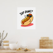 Sup Dawg Funny Hot Dog Pun Poster (Keuken)
