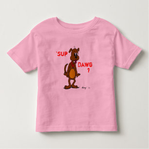 'SUP DAWG ? T-shirt Doggy Toddlers Ringer