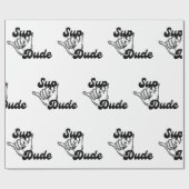 Sup Dude inpakpapier (Vlak)