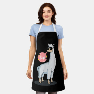 Sup Geen Drama Lama Dierenliefhebber Geweldig Grap Schort