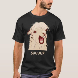Sup Geen Drama Llama Alpaca Dier Mannen Vrouwen Ki T-shirt