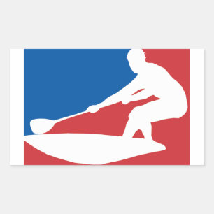 SUP LOGO RECHTHOEKIGE STICKER
