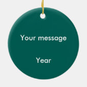 SUP Man Keramisch Ornament (Achterkant)