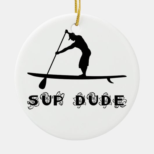 SUP Man Keramisch Ornament (Voorkant)