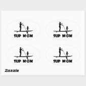 SUP Moeder Ovale Sticker (Vel)