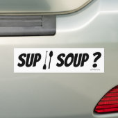 SUP of soep? Bumpersticker (Op auto)