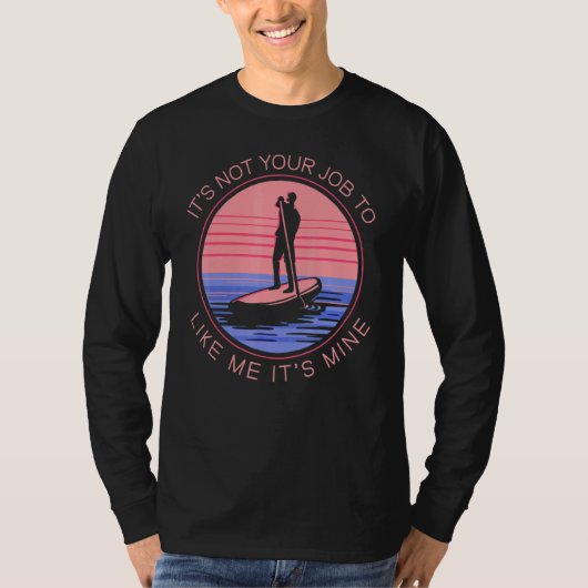 SUP Opstand tegen opvulling Surfboardrand T-shirt (Voorkant)