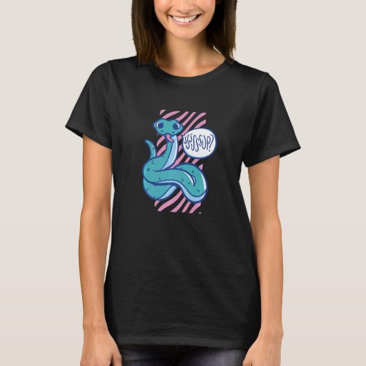 Sup Snake Cute Lovely T-shirt (Voorkant)