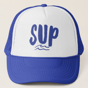 SUP Stand-up pedelbord Wave Blue Trucker Hat Trucker Pet